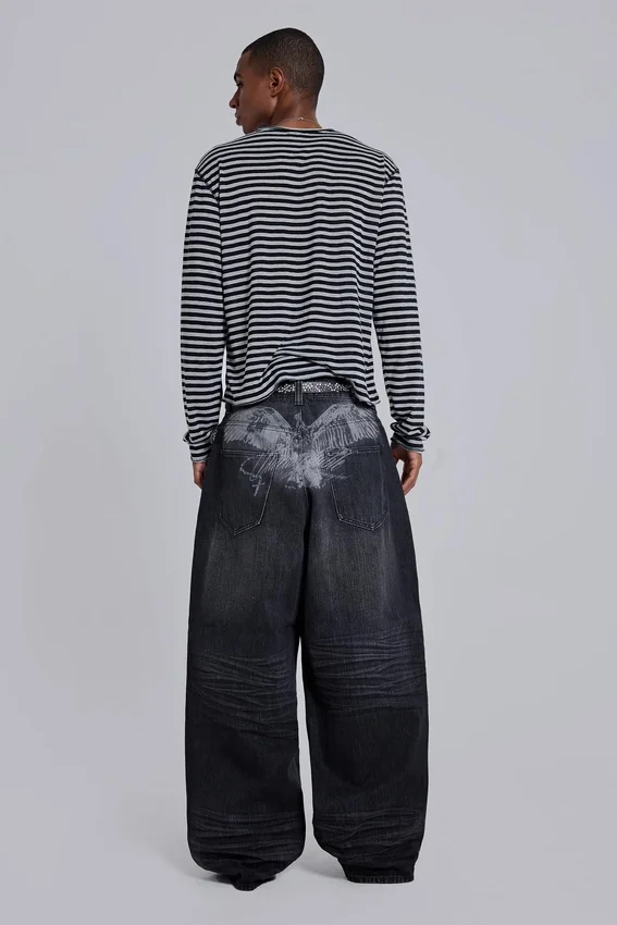 Zwarte Falcon XL Colossus Jeans