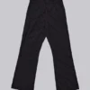 Zwarte gestreepte Stacked Bootcut-pakbroek