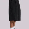 Zwarte Goliath-baggy-short met krijtstreep