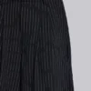 Zwarte Goliath-baggy-short met krijtstreep