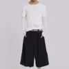 Zwarte Goliath baggy shorts met krijtstreep in XL