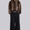 Zwarte Goliath-pakbroek met studs