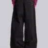 Zwarte Goliath-pakbroek met studs