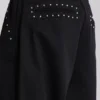 Zwarte Goliath-pakbroek met studs