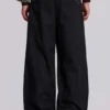 Zwarte Goliath-pakbroek met studs