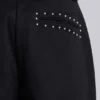 Zwarte Goliath-pakbroek met studs