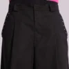Zwarte Goliath-pakbroek met studs