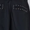 Zwarte Goliath-pakbroek met studs