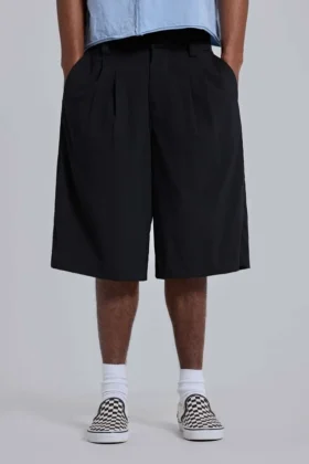 Zwarte Goliath Tailored Baggy-shorts