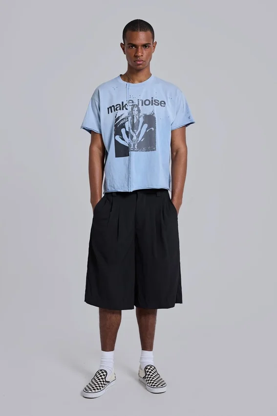 Zwarte Goliath Tailored Baggy-shorts