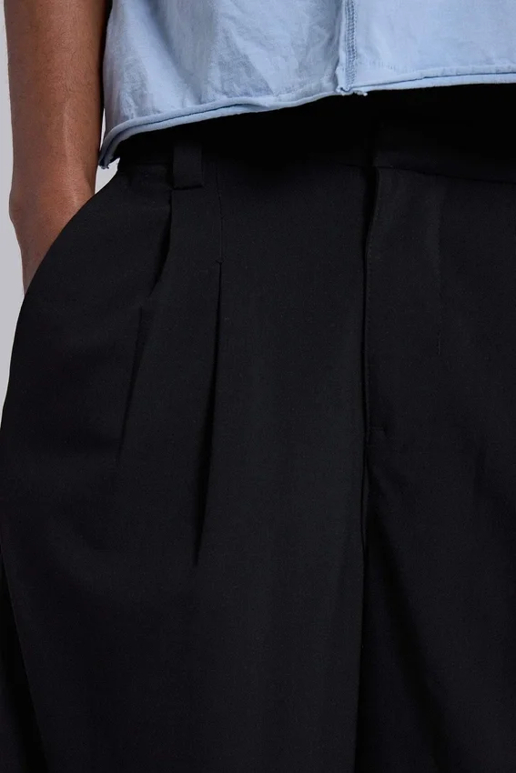 Zwarte Goliath Tailored Baggy-shorts