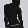 Zwarte Haze Henley-top