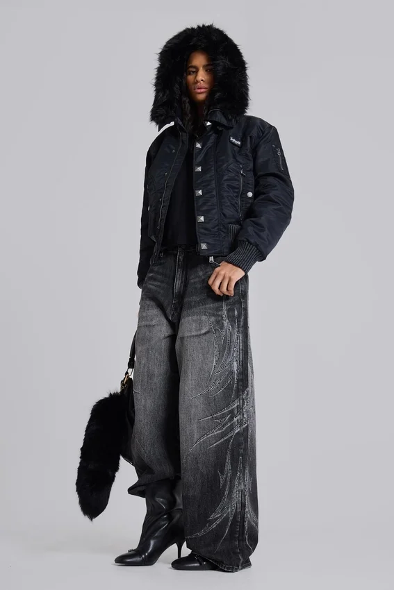 Zwarte Jewel Blade XL Colossus Jeans