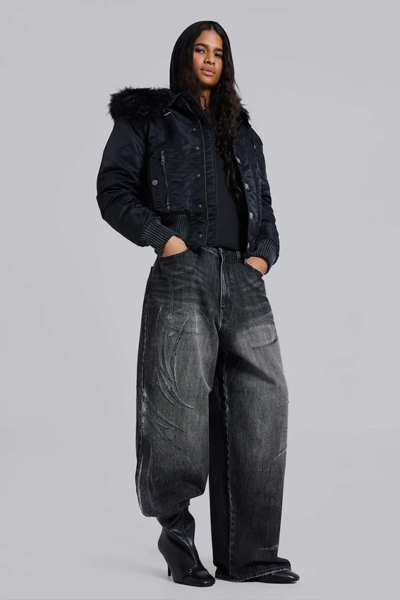 Zwarte Jewel Blade XL Colossus Jeans