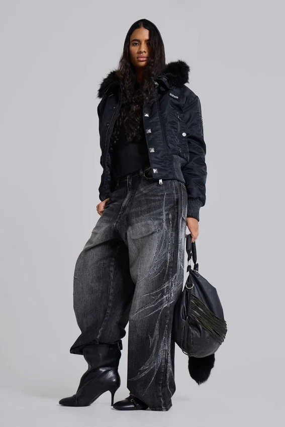 Zwarte Jewel Blade XL Colossus Jeans