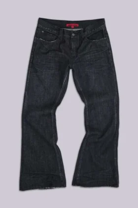 Zwarte Jude Bootcut-Jeans
