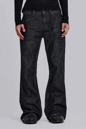 Zwarte Jude Bootcut-Jeans