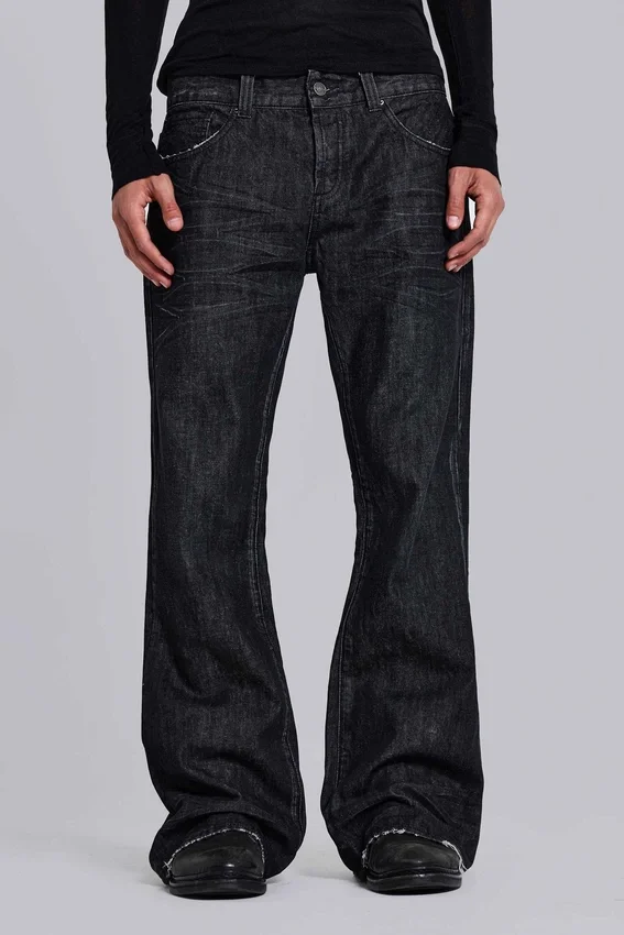 Zwarte Jude Bootcut-Jeans