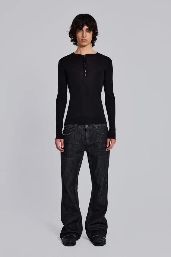 Zwarte Jude Bootcut-Jeans