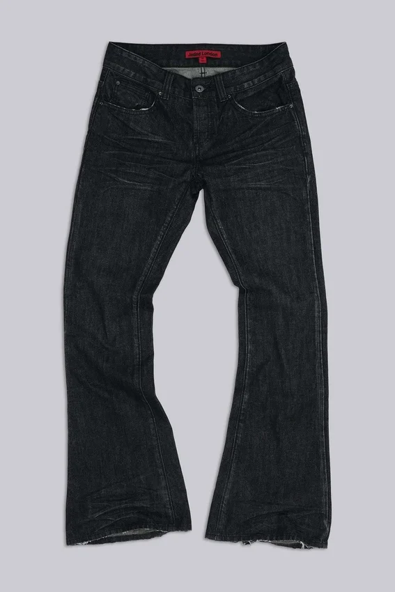 Zwarte Jude Bootcut-Jeans