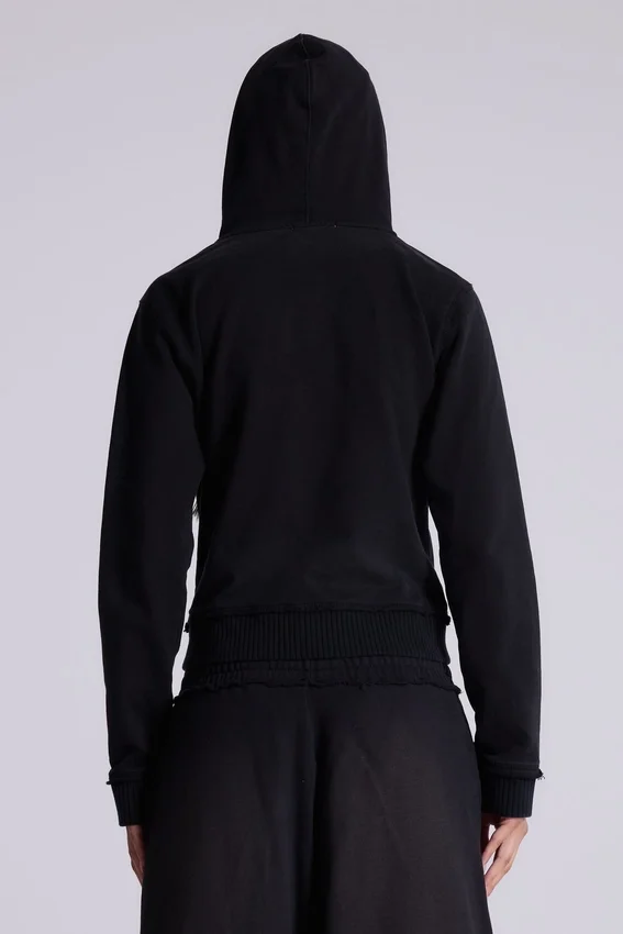 Zwarte Military Monster Hoodie