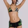 Zwarte No.13 voetbalminishorts