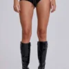 Zwarte No.13 voetbalminishorts
