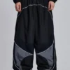 Zwarte Vapor-joggingbroek met panelen