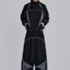 Zwarte Vapor-joggingbroek met panelen