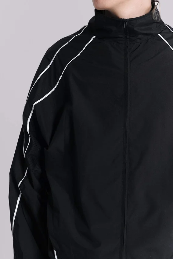 Zwarte Vapor-trainingsjas voor Tops