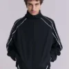 Zwarte Vapor-trainingsjas voor Tops