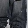 Zwarte, verweerde XL Colossus Jeans
