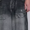 Zwarte, verweerde XL Colossus Jeans