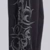 Zwarte, wijde Blade-joggingbroek