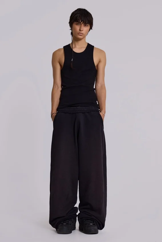 Zwarte, wijde Monster Joggers
