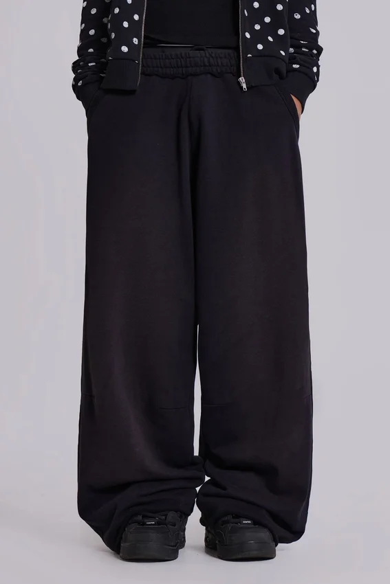 Zwarte, wijde Monster Joggers