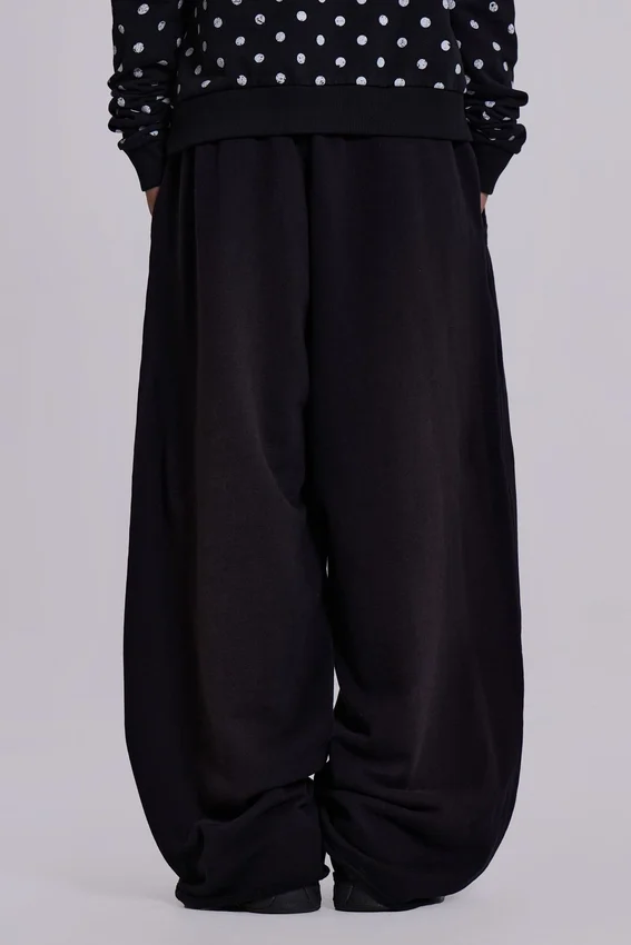 Zwarte, wijde Monster Joggers