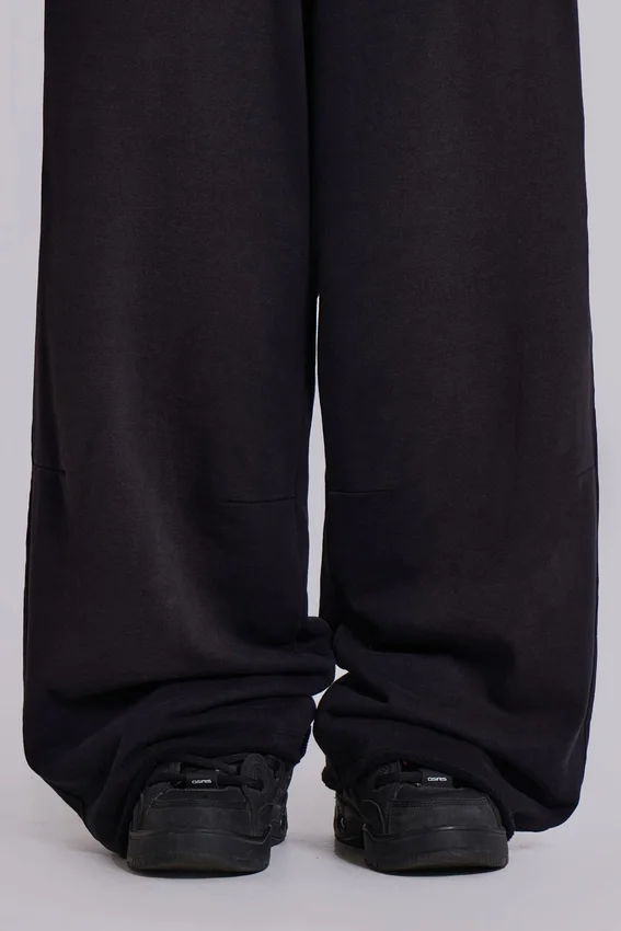 Zwarte, wijde Monster Joggers