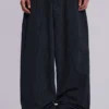 Zwarte XL Colossus Jeans met fijne streep