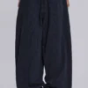 Zwarte XL Colossus Jeans met fijne streep