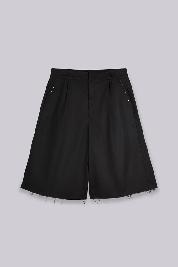 Zwarte XL Goliath baggy-short met studs
