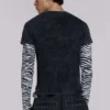 Zwarte XL Goliath baggy-short met studs